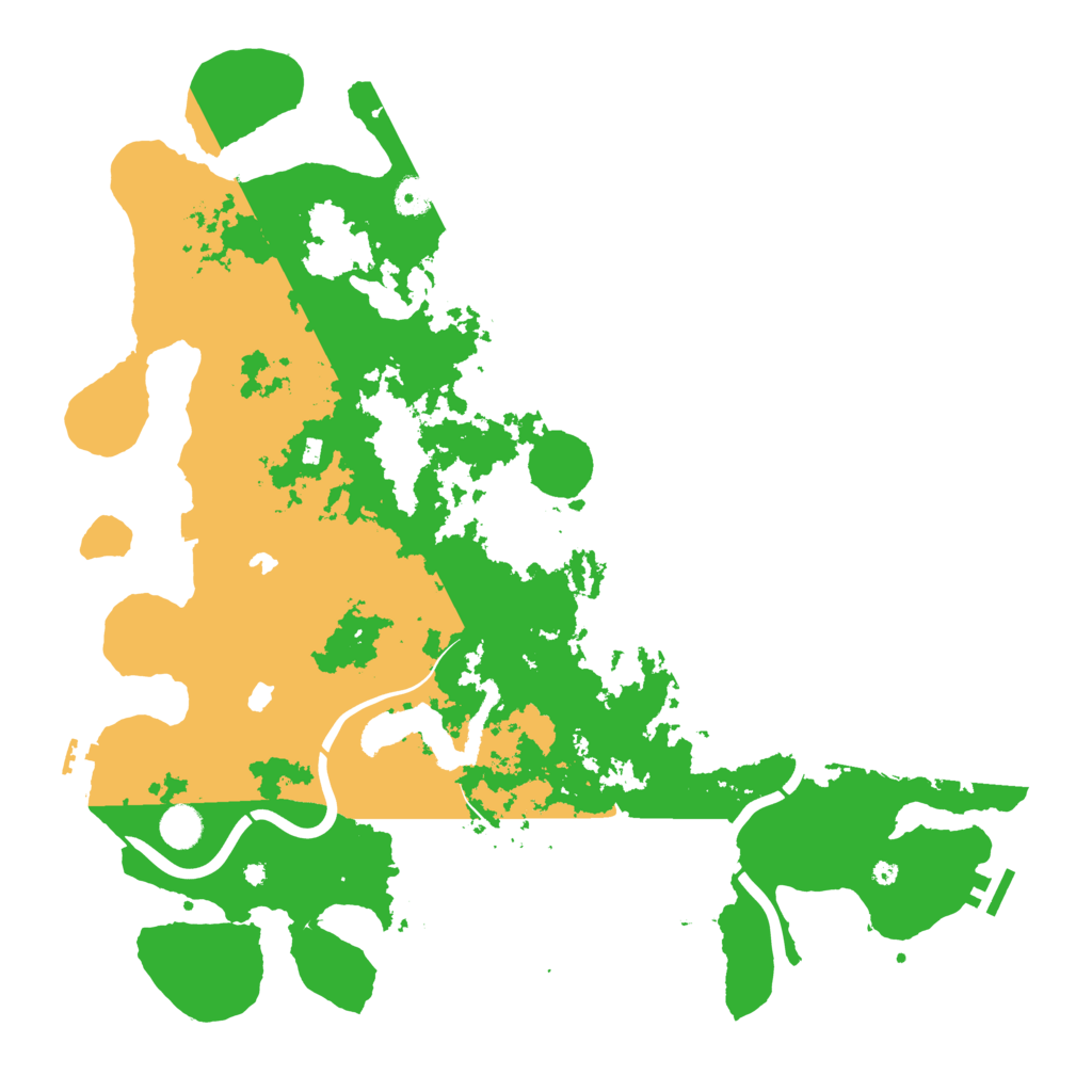 Biome Rust Map: Procedural Map, Size: 4500, Seed: 1437098240