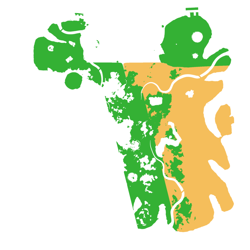 Biome Rust Map: Procedural Map, Size: 4050, Seed: 848115754