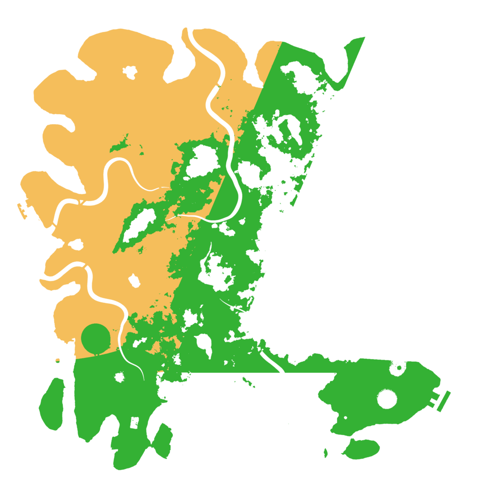 Biome Rust Map: Procedural Map, Size: 4500, Seed: 1455357752