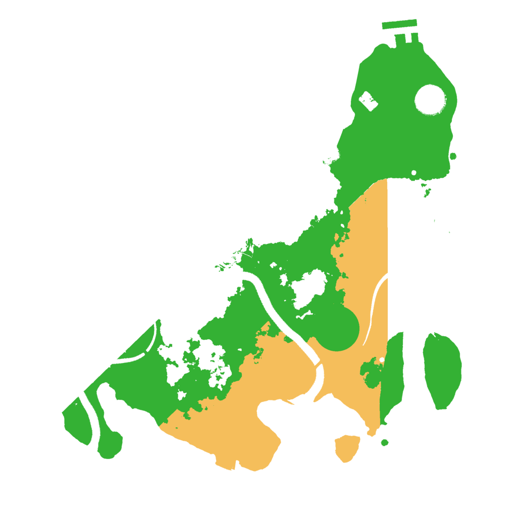 Biome Rust Map: Procedural Map, Size: 3000, Seed: 1017840394