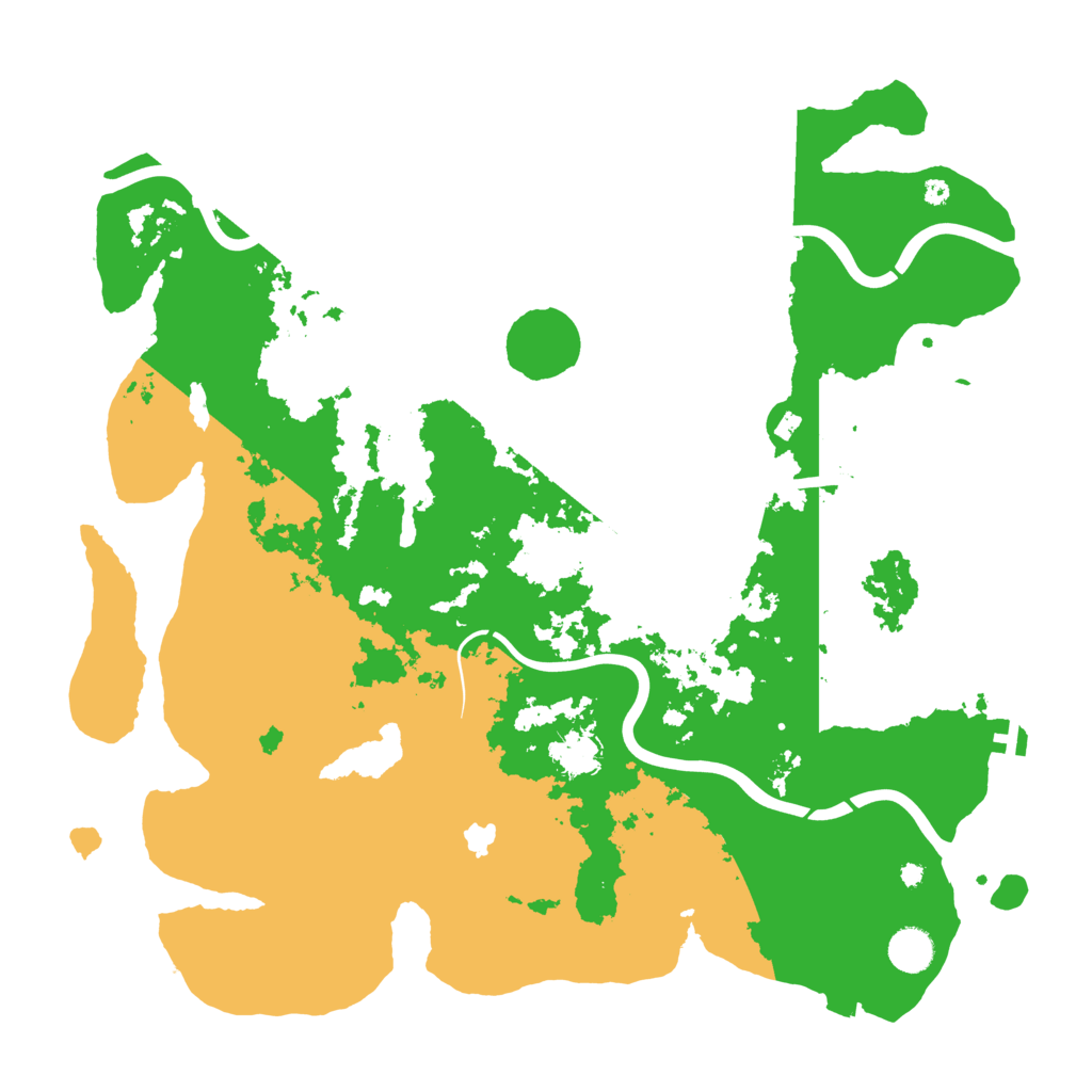 Biome Rust Map: Procedural Map, Size: 4250, Seed: 500755986