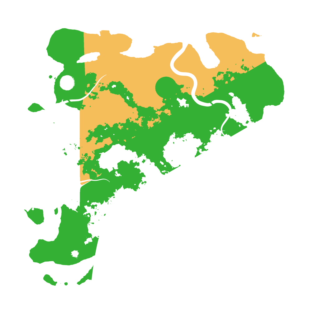 Biome Rust Map: Procedural Map, Size: 3900, Seed: 290797564