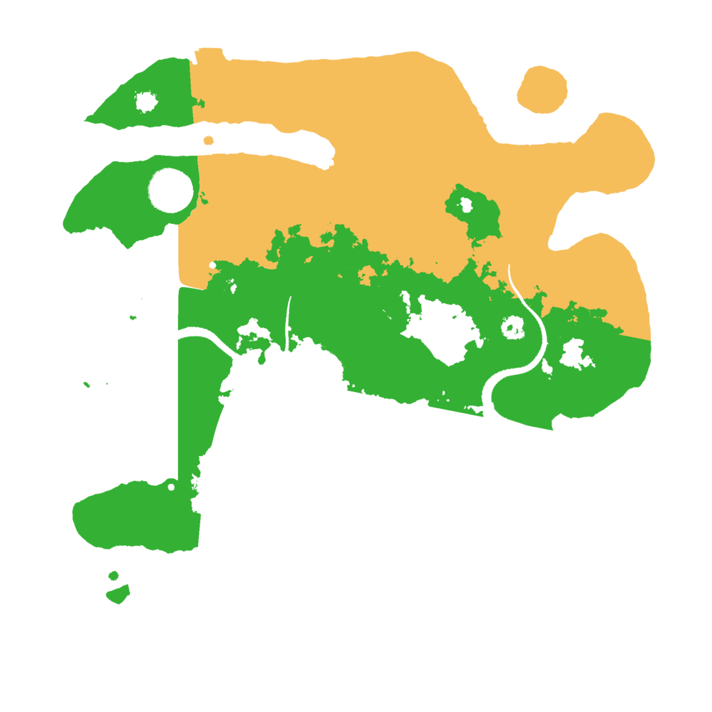 Biome Rust Map: Procedural Map, Size: 3000, Seed: 855981515