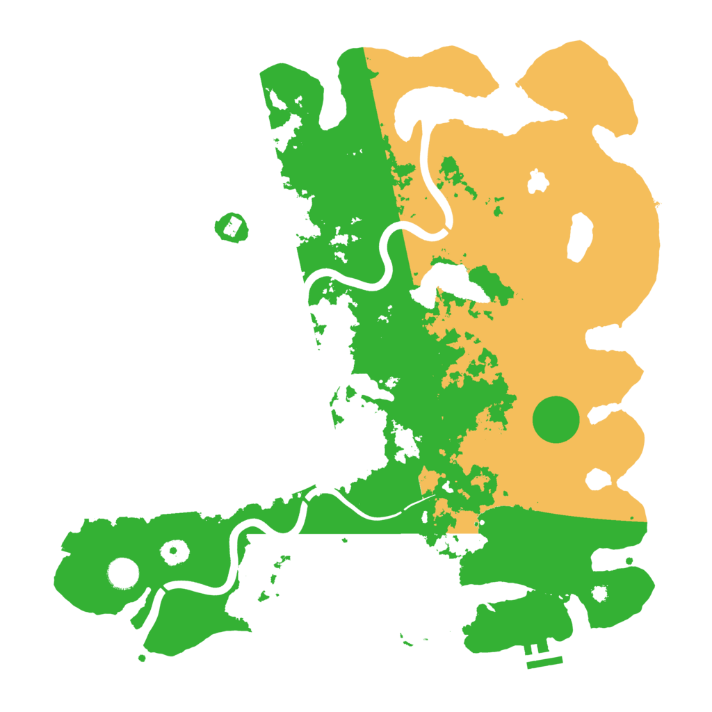 Biome Rust Map: Procedural Map, Size: 4000, Seed: 1788524997