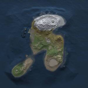 Thumbnail Rust Map: Procedural Map, Size: 1500, Seed: 740972531, 3 Monuments
