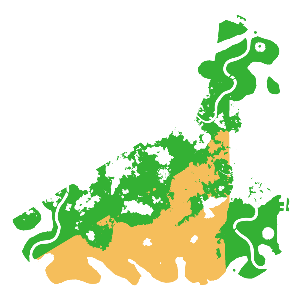Biome Rust Map: Procedural Map, Size: 4500, Seed: 1751701266