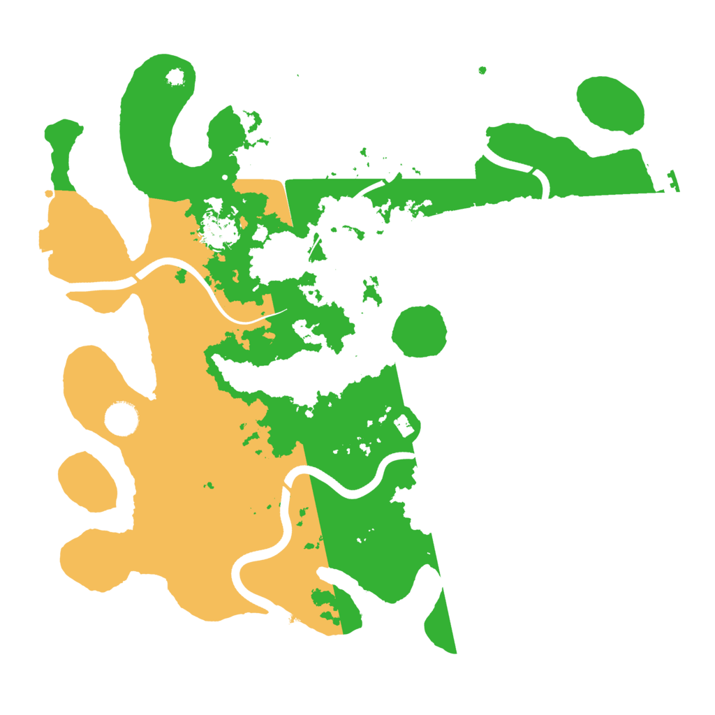 Biome Rust Map: Procedural Map, Size: 3700, Seed: 1328036153