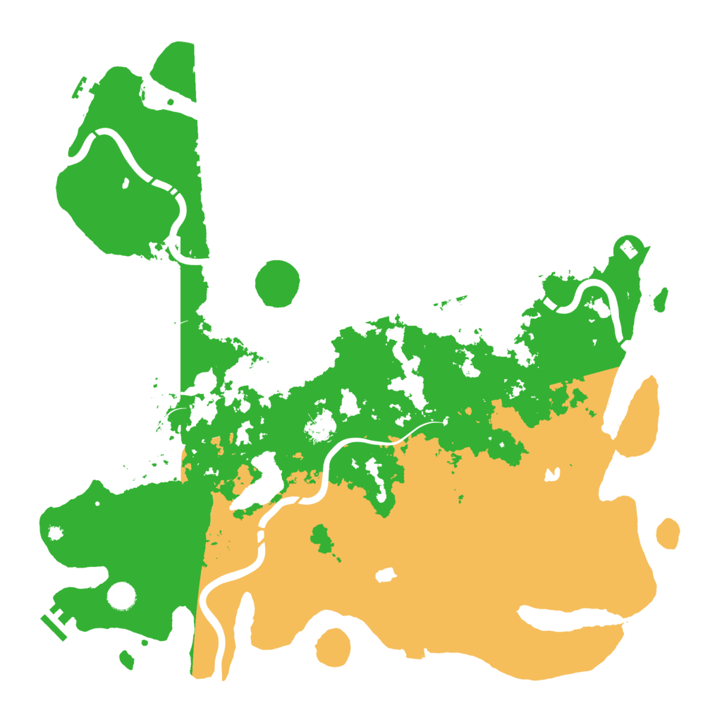 Biome Rust Map: Procedural Map, Size: 4500, Seed: 20260807
