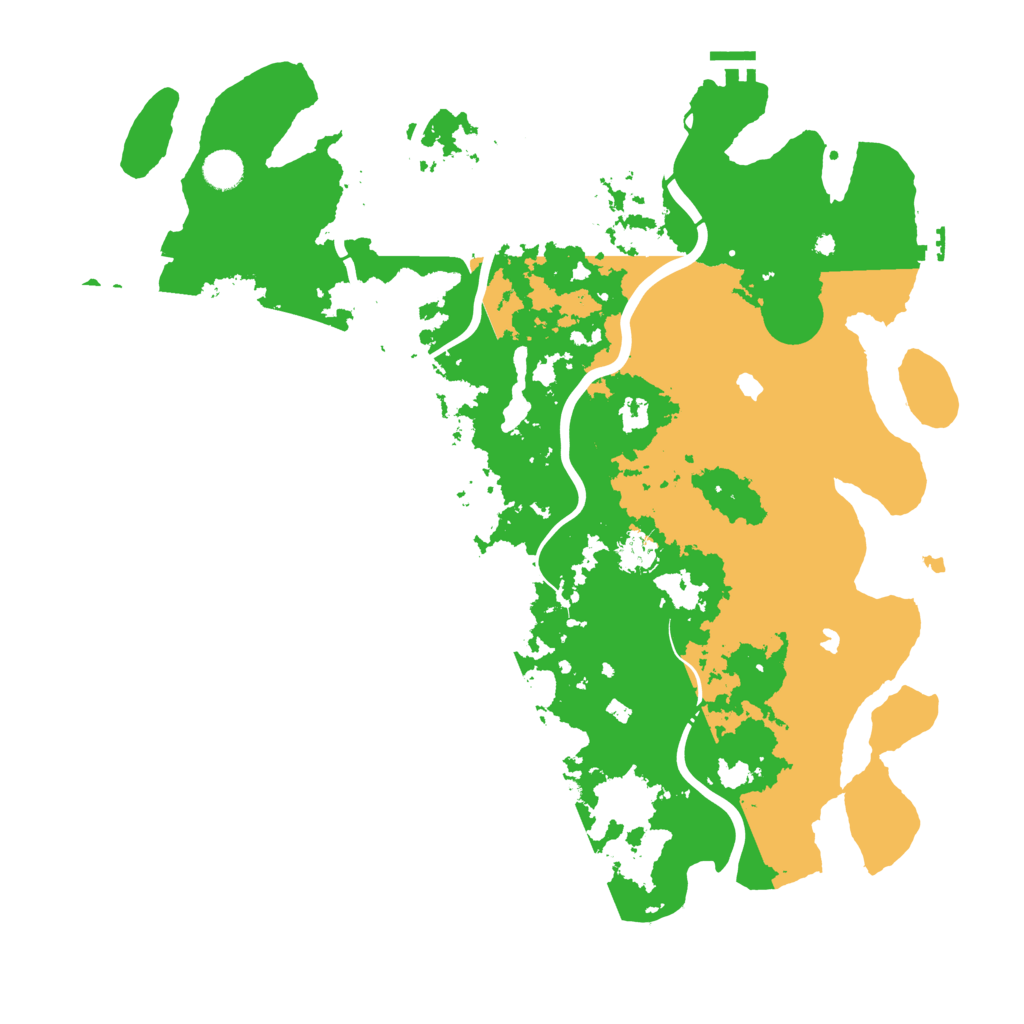 Biome Rust Map: Procedural Map, Size: 4500, Seed: 291328