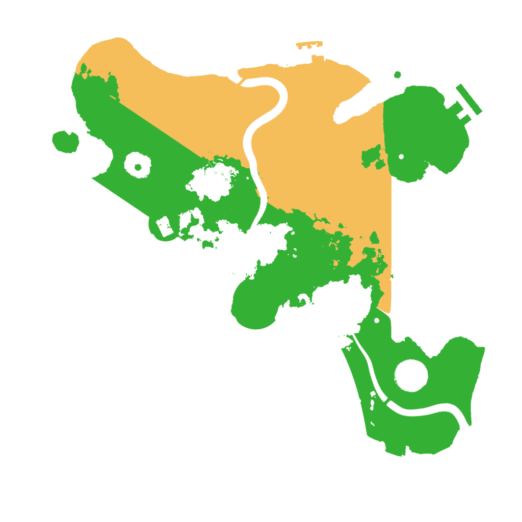 Biome Rust Map: Procedural Map, Size: 3000, Seed: 1078846477