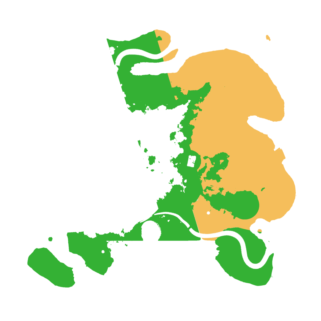 Biome Rust Map: Procedural Map, Size: 3000, Seed: 1096742