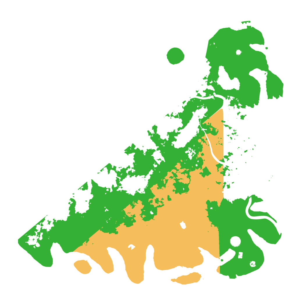 Biome Rust Map: Procedural Map, Size: 5000, Seed: 1366529290