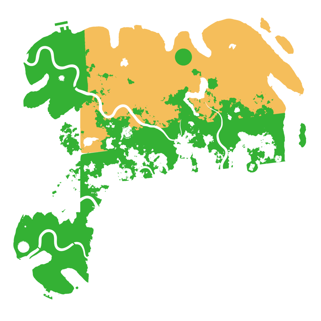 Biome Rust Map: Procedural Map, Size: 5000, Seed: 502977220