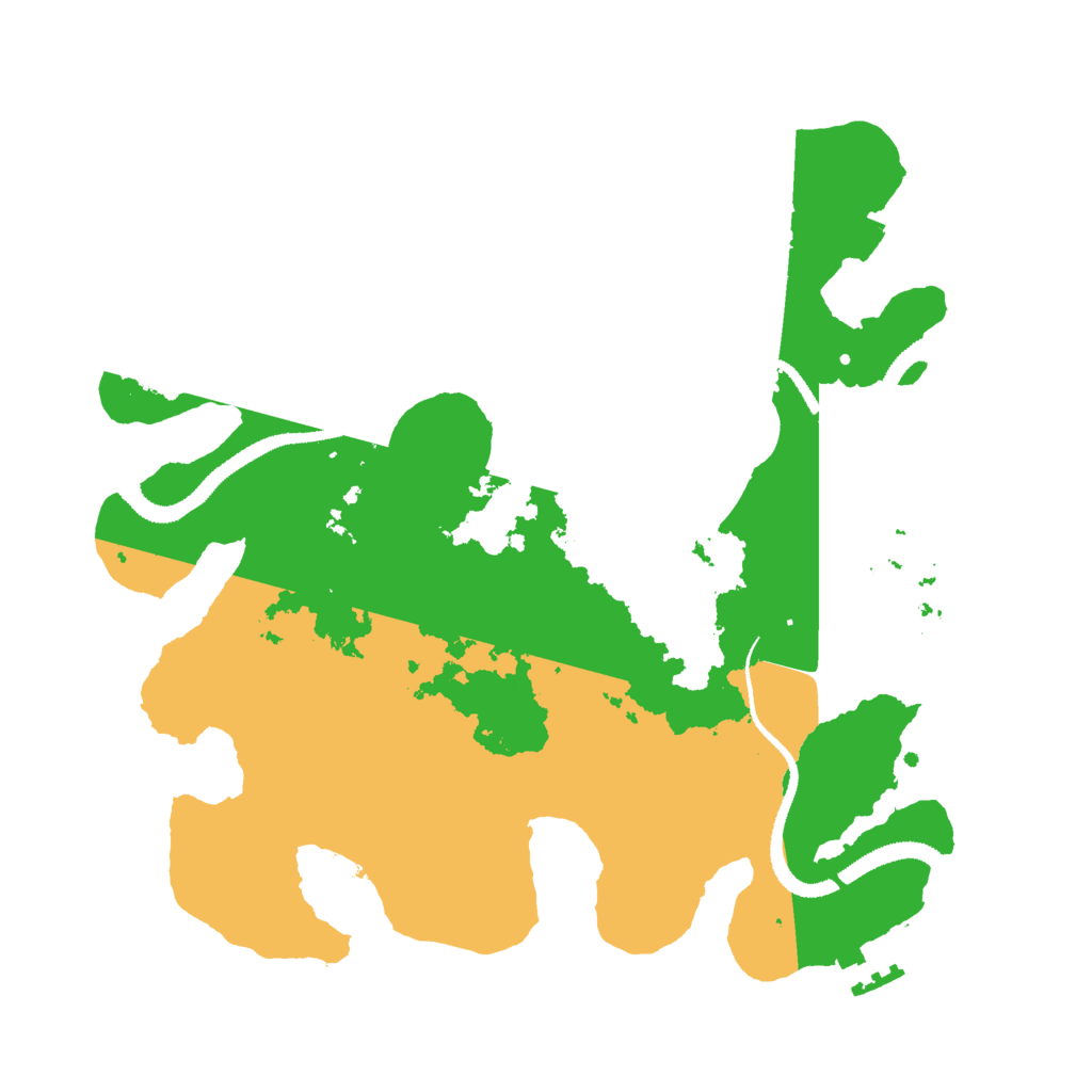 Biome Rust Map: Procedural Map, Size: 3000, Seed: 832504341
