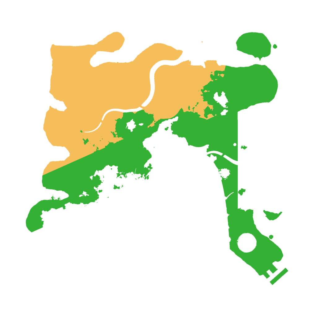 Biome Rust Map: Procedural Map, Size: 3000, Seed: 1746293896