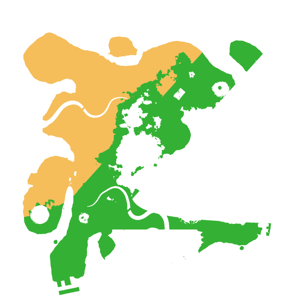 Biome Rust Map: Procedural Map, Size: 3000, Seed: 2118017505