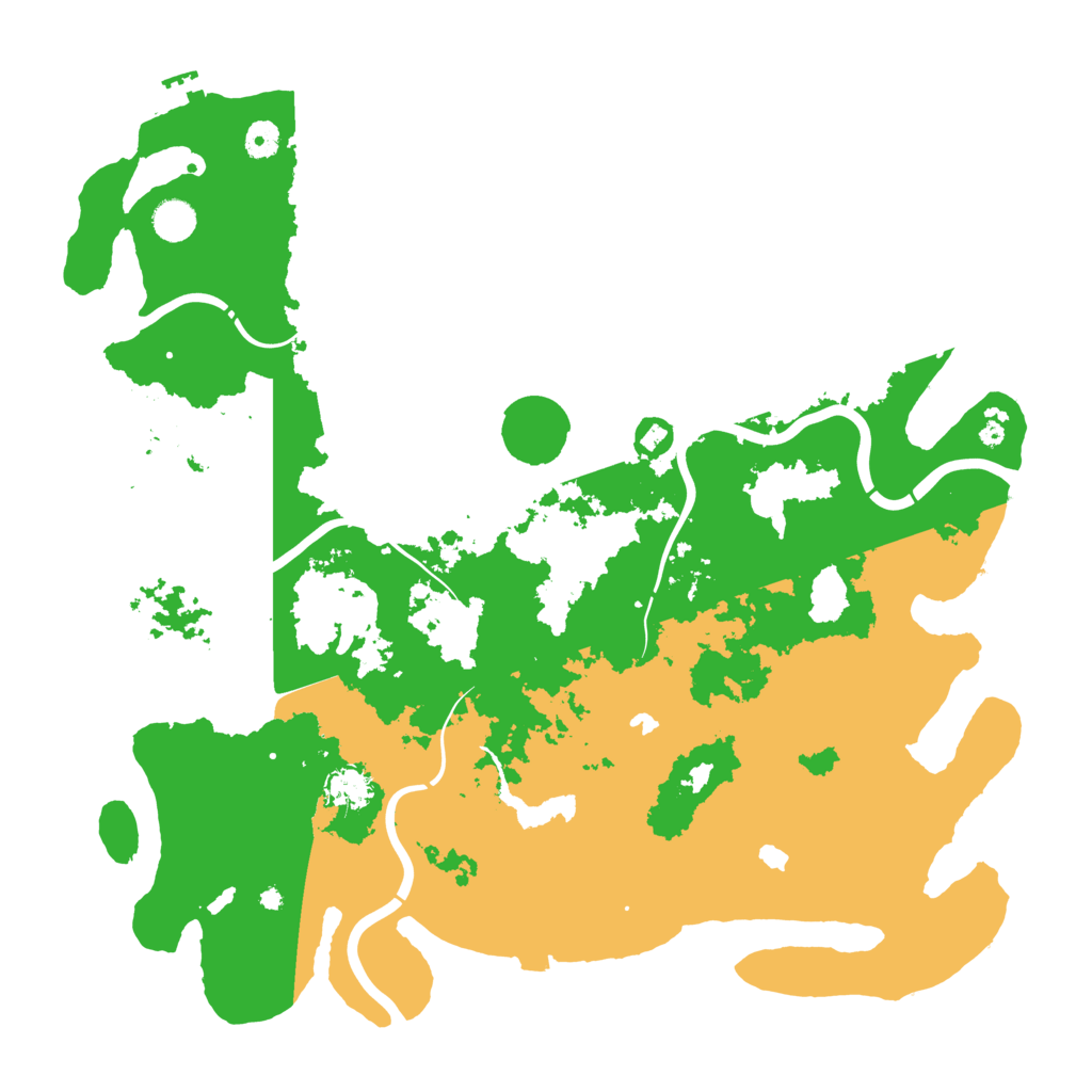 Biome Rust Map: Procedural Map, Size: 4500, Seed: 761348