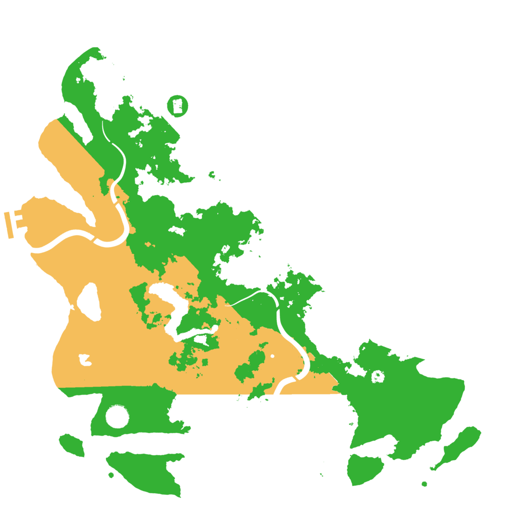 Biome Rust Map: Procedural Map, Size: 4000, Seed: 1164401769