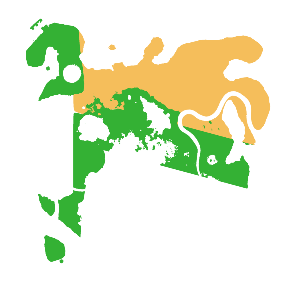 Biome Rust Map: Procedural Map, Size: 3000, Seed: 104533179