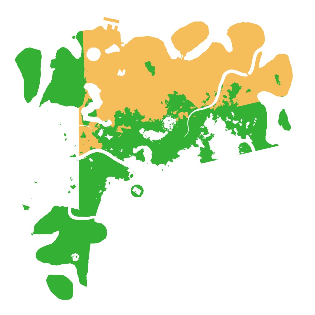 Biome Rust Map: Procedural Map, Size: 4050, Seed: 660166593