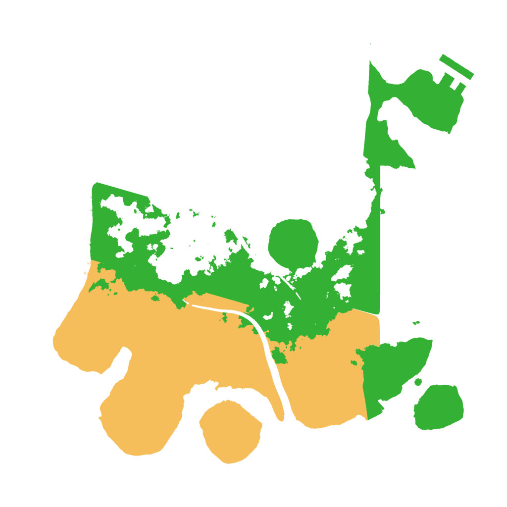 Biome Rust Map: Procedural Map, Size: 2750, Seed: 5771