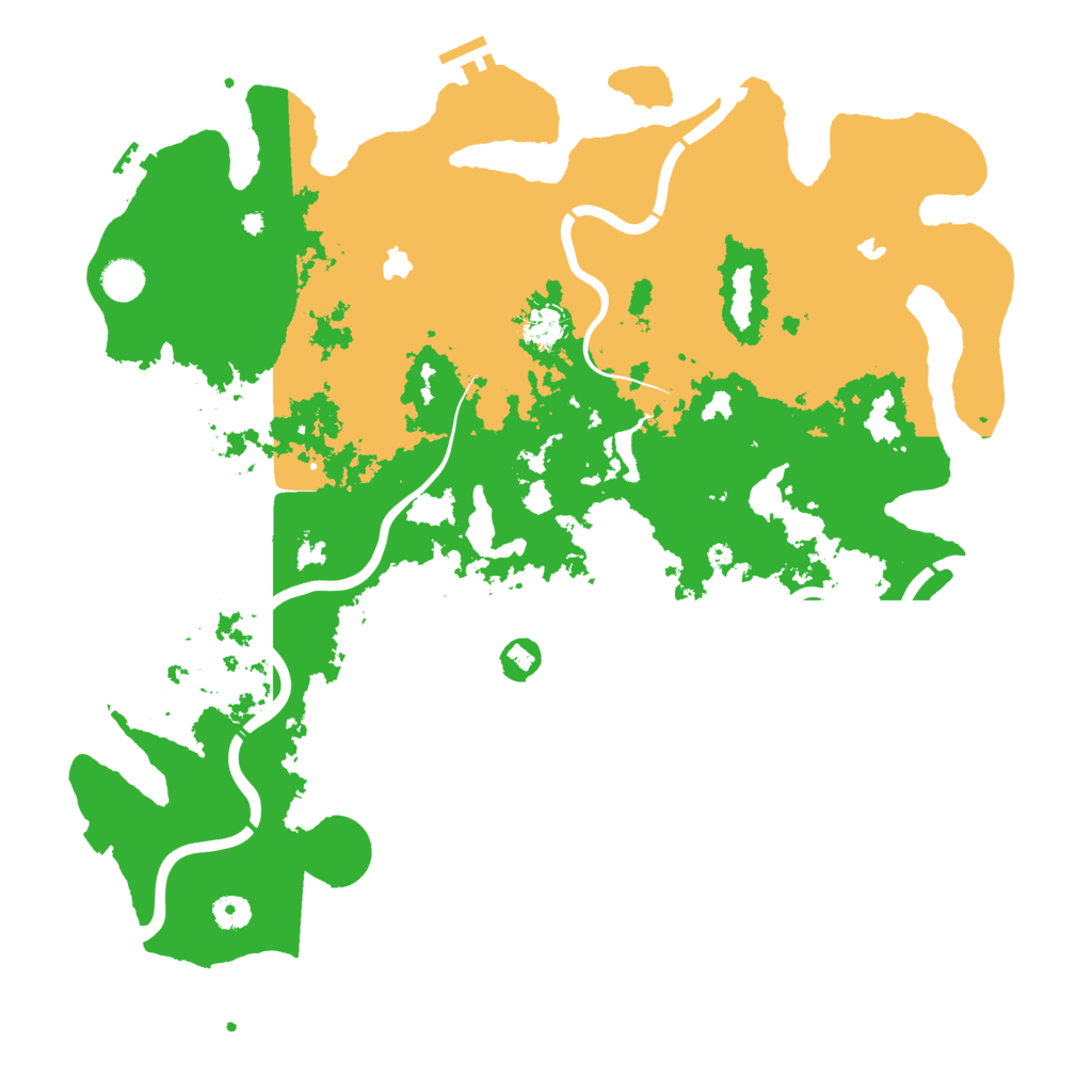 Biome Rust Map: Procedural Map, Size: 4500, Seed: 725286421