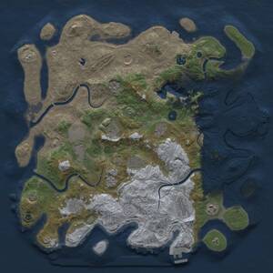 Thumbnail Rust Map: Procedural Map, Size: 4250, Seed: 330723771, 16 Monuments
