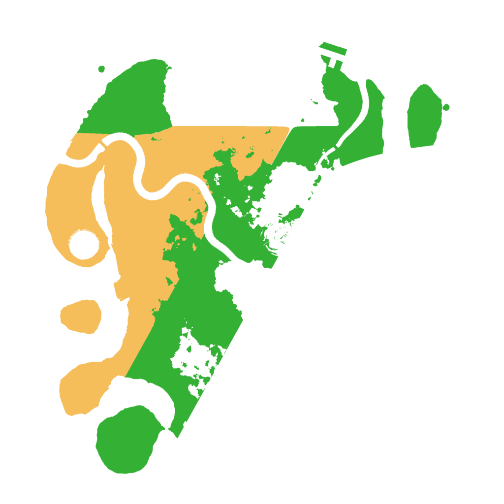 Biome Rust Map: Procedural Map, Size: 3000, Seed: 210444265