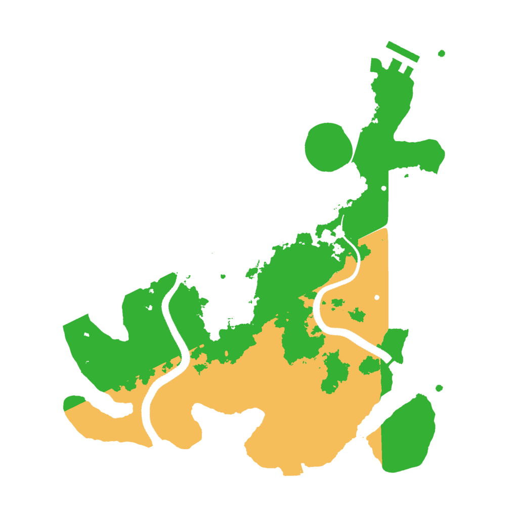 Biome Rust Map: Procedural Map, Size: 3000, Seed: 31017