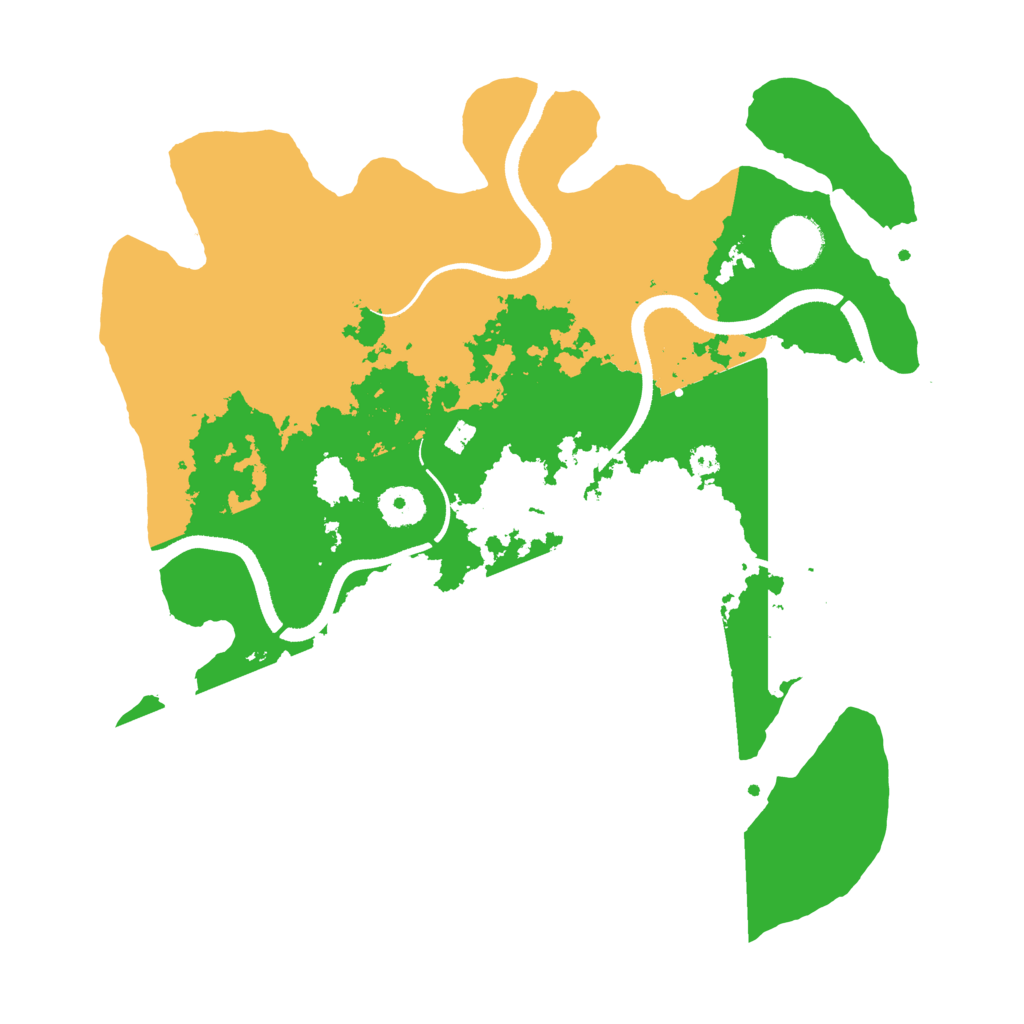 Biome Rust Map: Procedural Map, Size: 3500, Seed: 1069274067