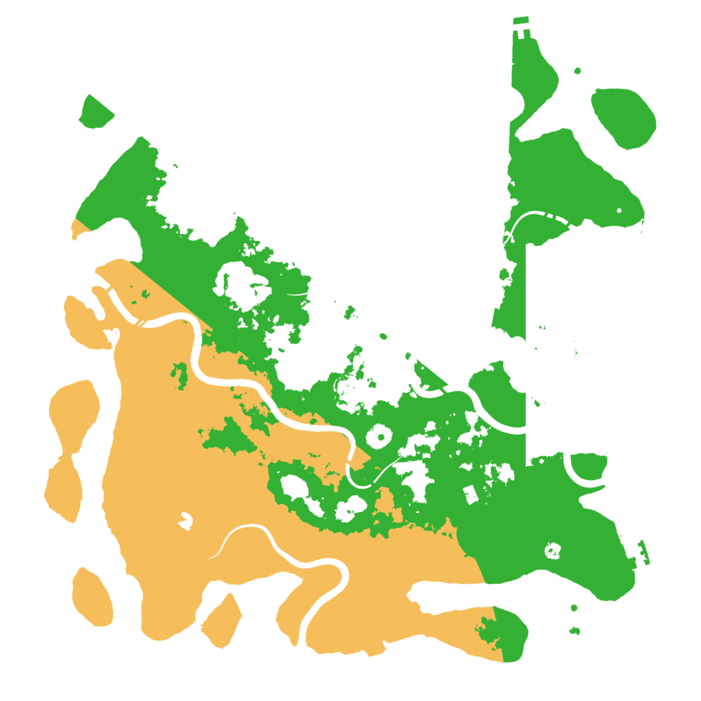 Biome Rust Map: Procedural Map, Size: 4250, Seed: 1344798472