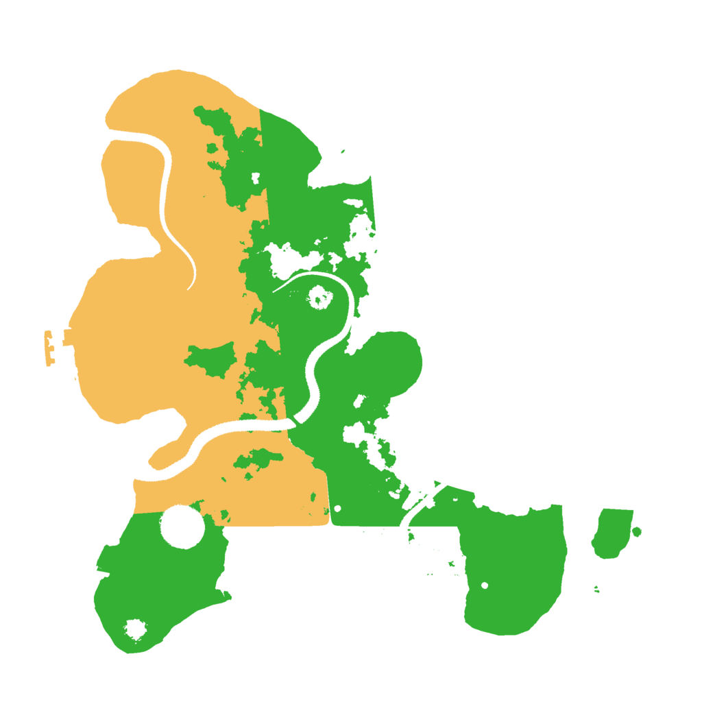 Biome Rust Map: Procedural Map, Size: 3000, Seed: 529912787