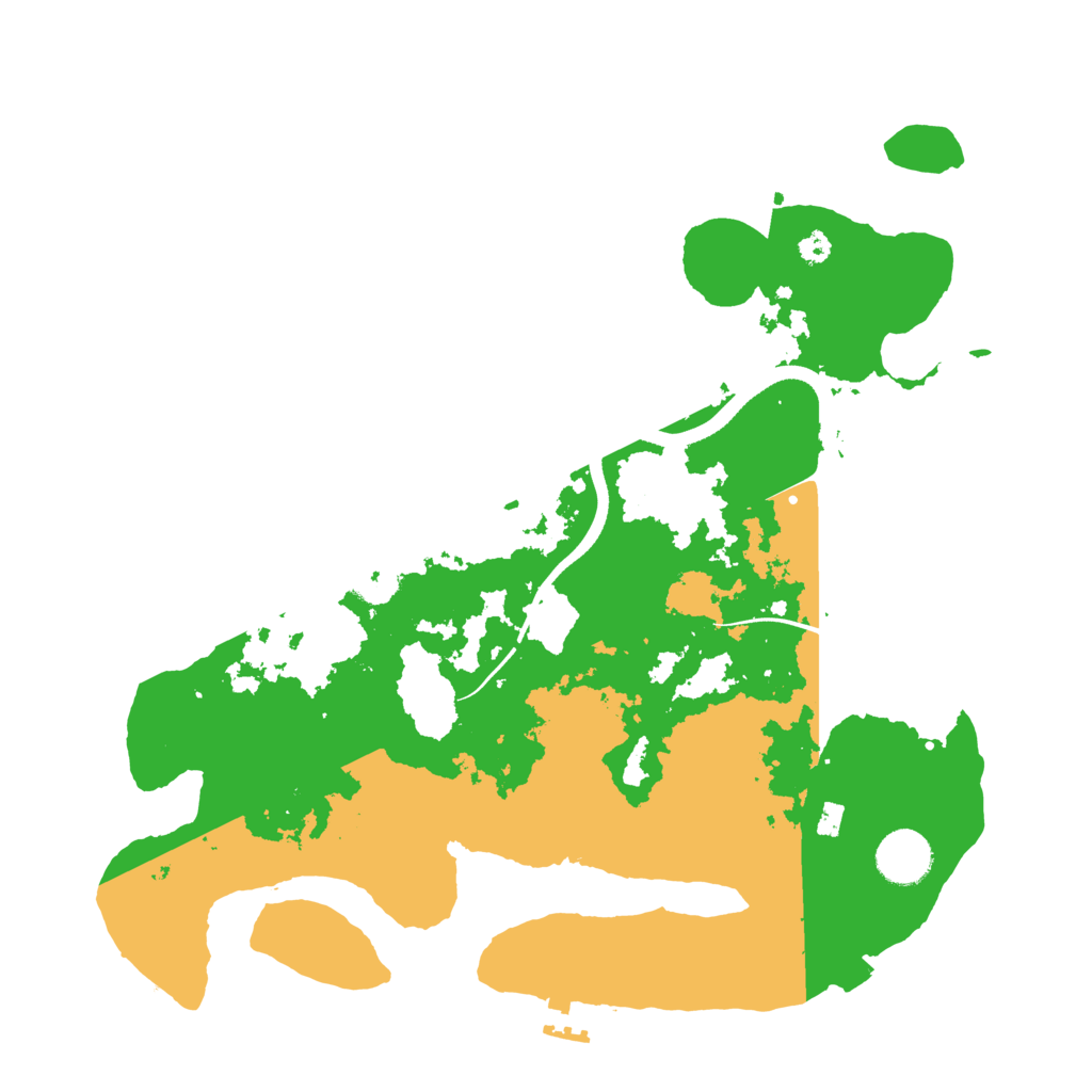 Biome Rust Map: Procedural Map, Size: 3500, Seed: 125077648
