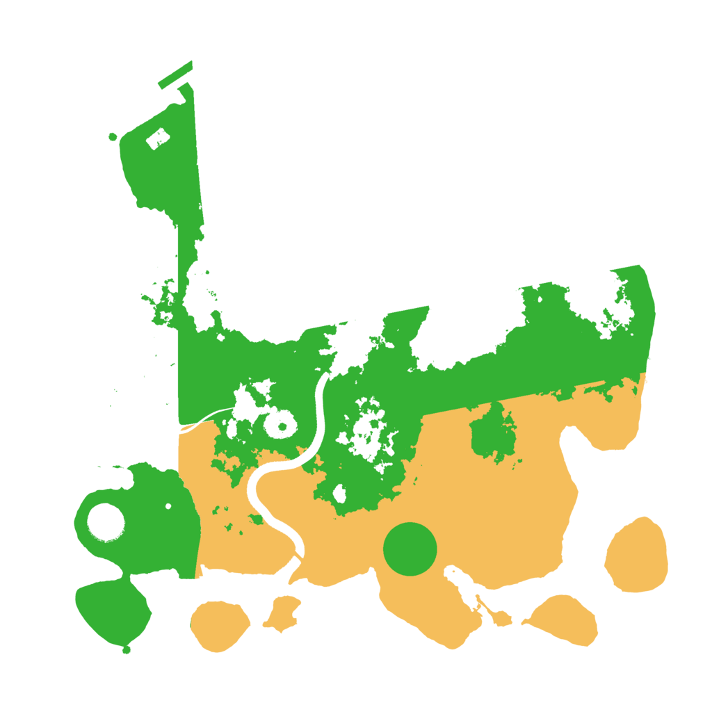 Biome Rust Map: Procedural Map, Size: 3500, Seed: 679100394