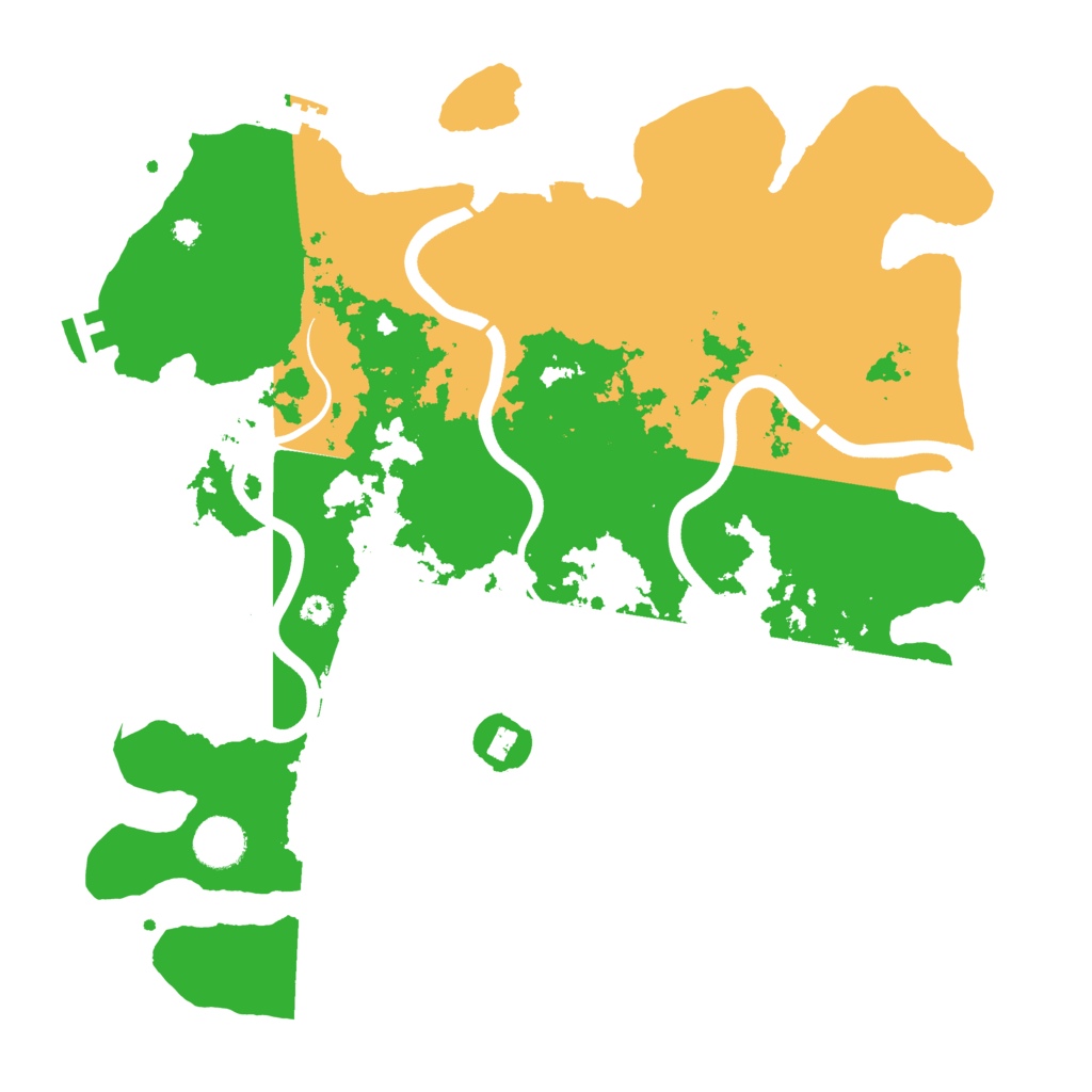 Biome Rust Map: Procedural Map, Size: 3700, Seed: 1569337279