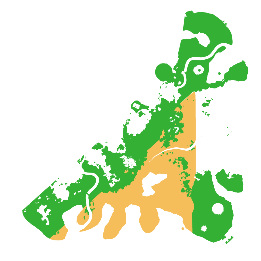 Biome Rust Map: Procedural Map, Size: 4000, Seed: 198555604