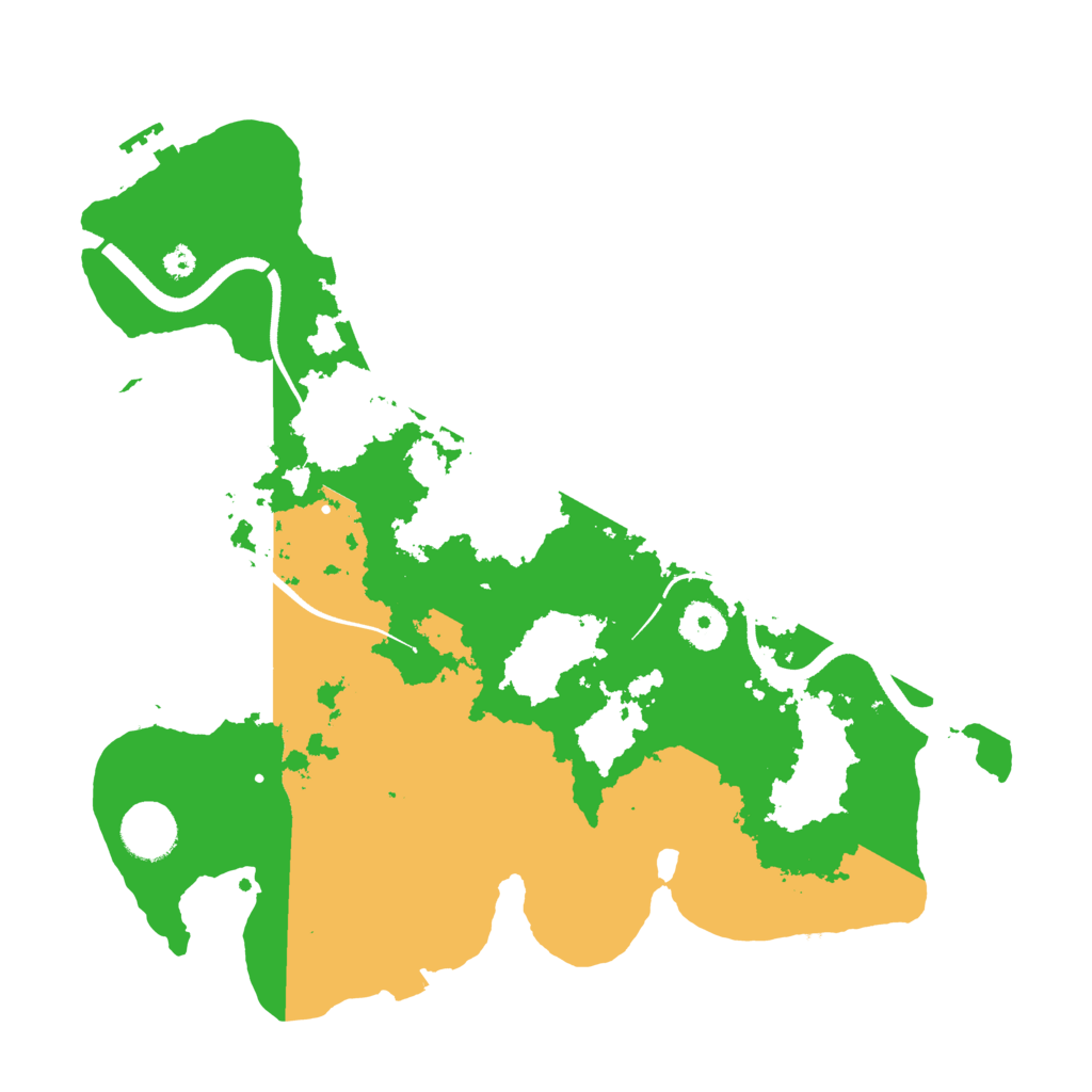 Biome Rust Map: Procedural Map, Size: 3500, Seed: 1994887485