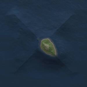 Thumbnail Rust Map: Procedural Map, Size: 1000, Seed: 1075941990, 1 Monuments