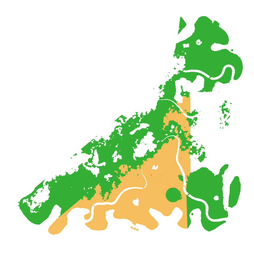 Biome Rust Map: Procedural Map, Size: 4600, Seed: 1305763902