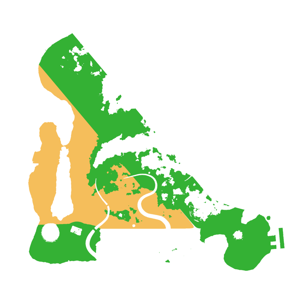 Biome Rust Map: Procedural Map, Size: 3000, Seed: 1074800640