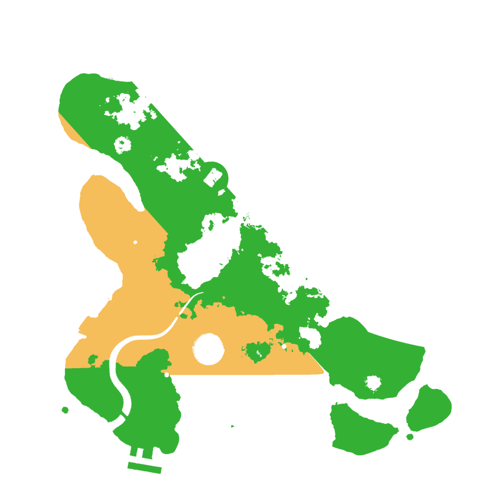 Biome Rust Map: Procedural Map, Size: 3000, Seed: 246813579