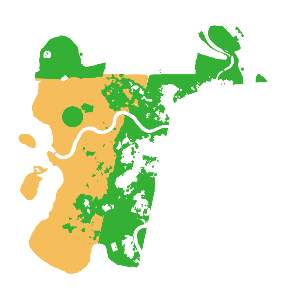 Biome Rust Map: Procedural Map, Size: 3750, Seed: 1078768426