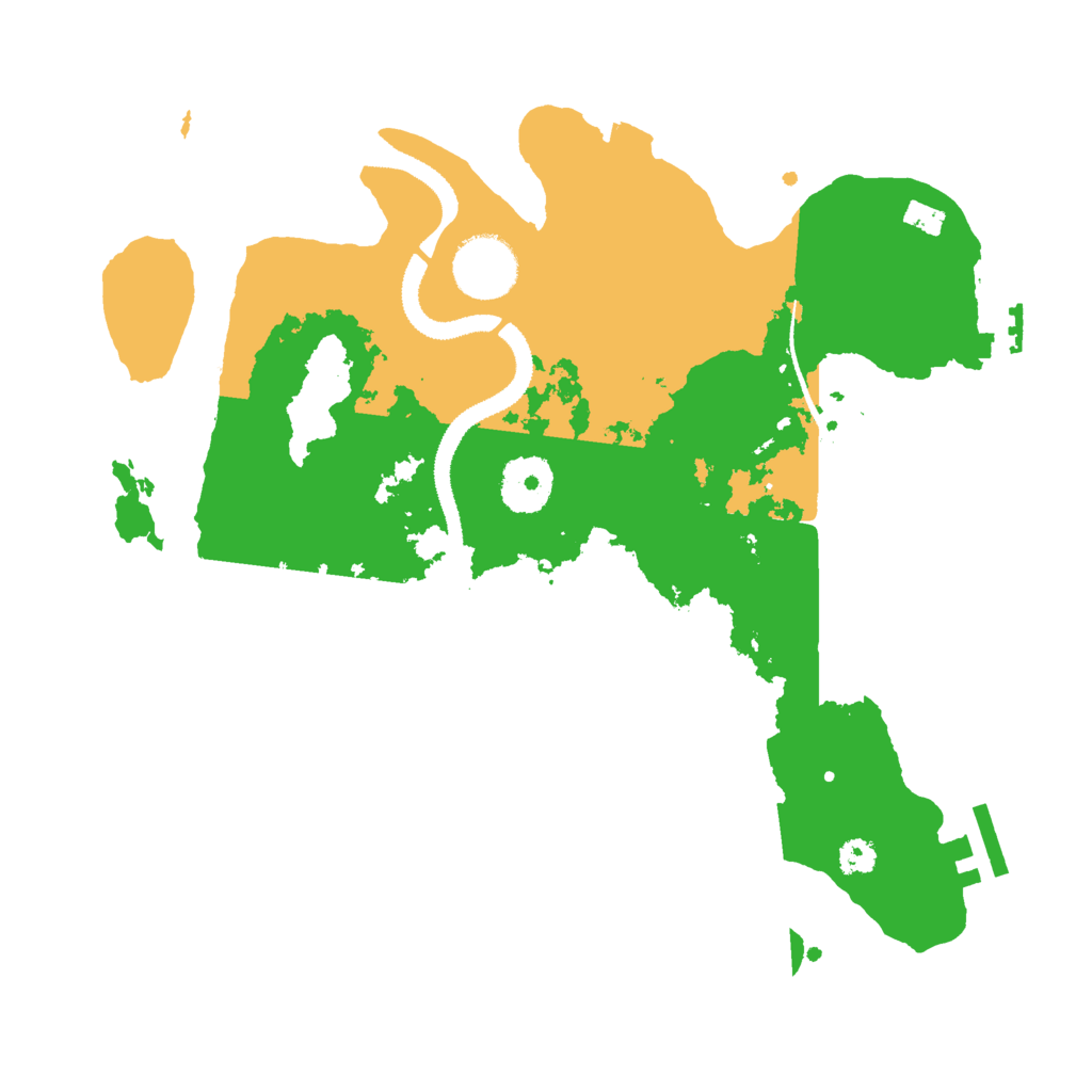 Biome Rust Map: Procedural Map, Size: 3000, Seed: 210796611