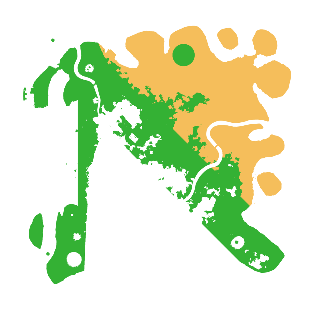 Biome Rust Map: Procedural Map, Size: 3700, Seed: 1793755626