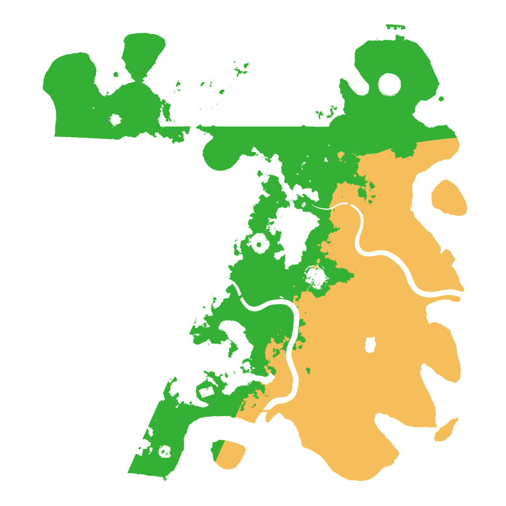 Biome Rust Map: Procedural Map, Size: 4000, Seed: 745870894