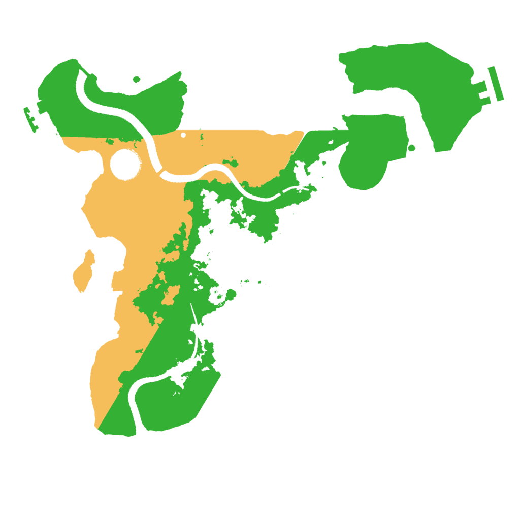Biome Rust Map: Procedural Map, Size: 3000, Seed: 3522346