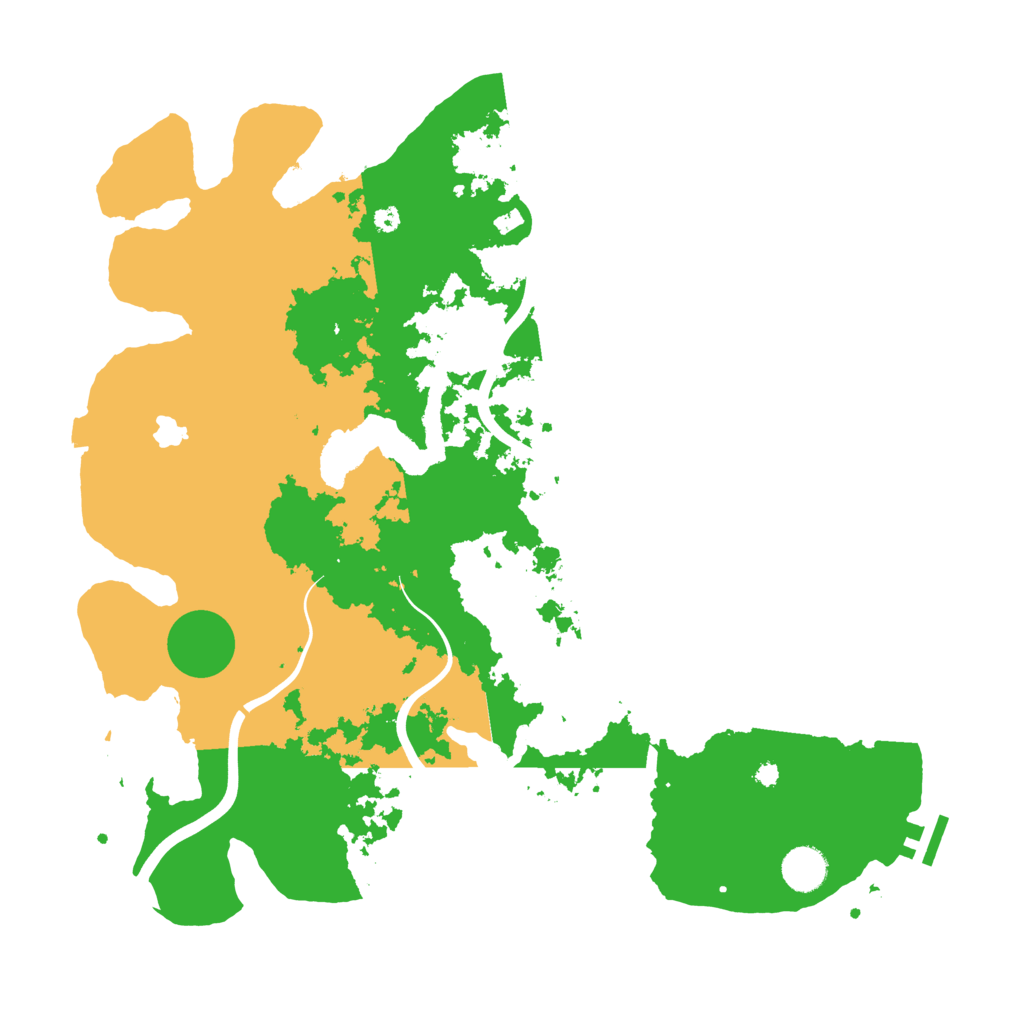 Biome Rust Map: Procedural Map, Size: 4000, Seed: 1144114867