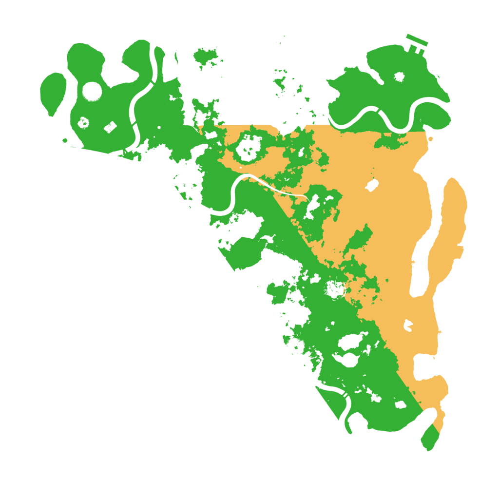 Biome Rust Map: Procedural Map, Size: 4500, Seed: 1069946836
