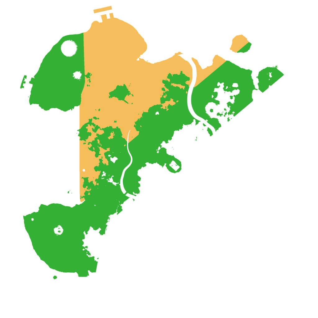 Biome Rust Map: Procedural Map, Size: 3500, Seed: 1450376772