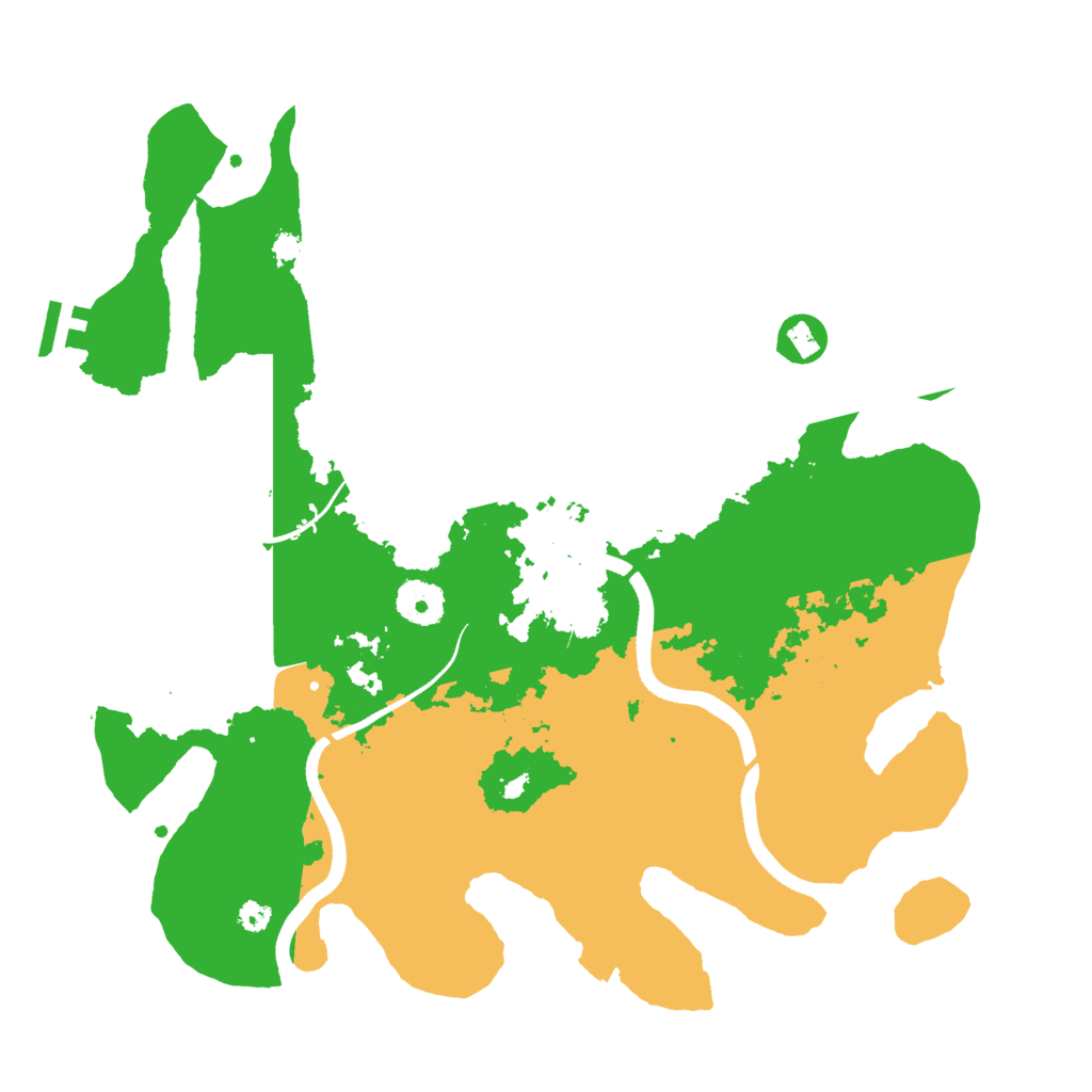 Biome Rust Map: Procedural Map, Size: 3500, Seed: 847291563